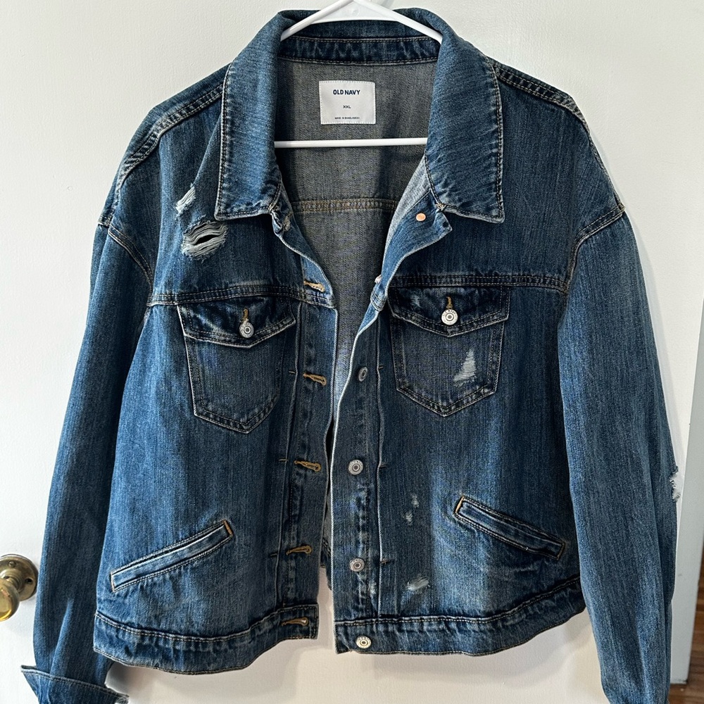Old Navy Dark Blue Denim Jacket